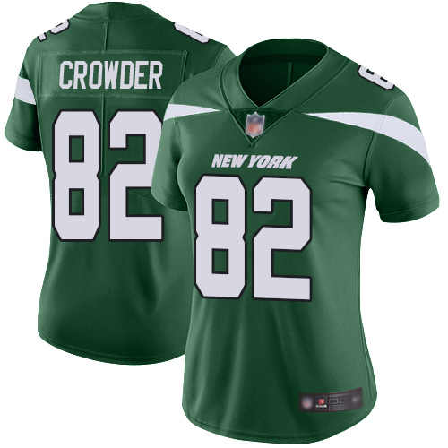 New York Jets Limited Green Women Jamison Crowder Home Jersey NFL Football #82 Vapor Untouchable